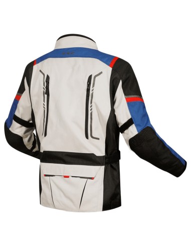 Chaqueta LS2 Narvik | Negro-gris-rojo