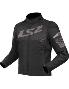 Chaqueta LS2 Apex Lady | Negro y gris