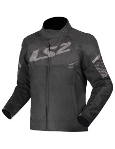 Chaqueta LS2 Apex | Negro y gris