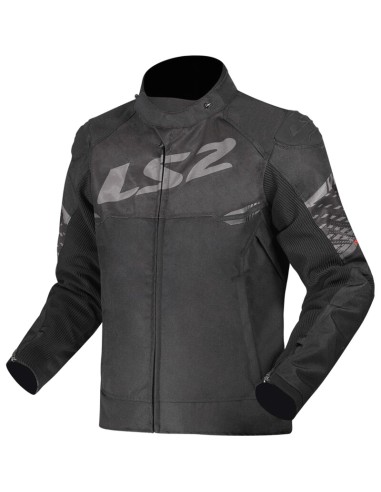 Chaqueta LS2 Apex | Negro y gris