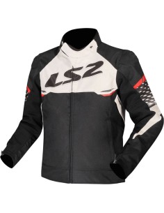 Chaqueta LS2 Apex | Negro-blanco-rojo
