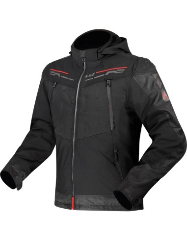 Chaqueta LS2 Zirconium | Negro y rojo