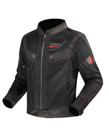 Chaqueta LS2 Garda Air Lady | Negro y rojo