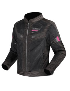 Chaqueta LS2 Garda Air Lady | Negro y rosa