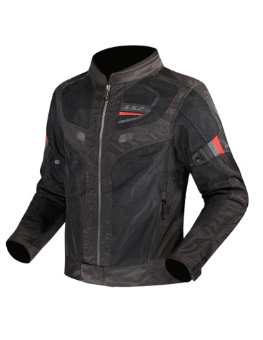 Chaqueta LS2 Garda Air | Negro y rojo