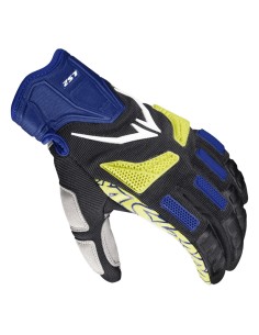 Guantes LS2 Ravin | Negro-azul-amarillo fluor