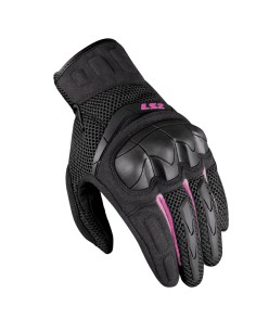 Guantes LS2 Kubra Lady | Negro y rosa