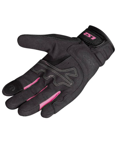 Guantes LS2 Kubra Lady | Negro y rosa