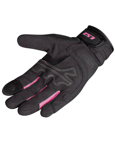 Guantes LS2 Kubra Lady | Negro y rosa