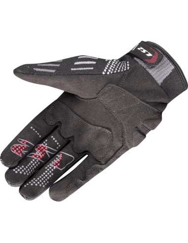 Guantes LS2 Alfa Flyknit Lady | Negro y gris