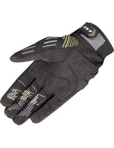 Guantes LS2 Alfa Flyknit | Negro-gris-amarillo fluor 2