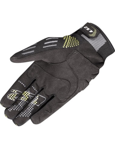 Guantes LS2 Alfa Flyknit | Negro-gris-amarillo fluor