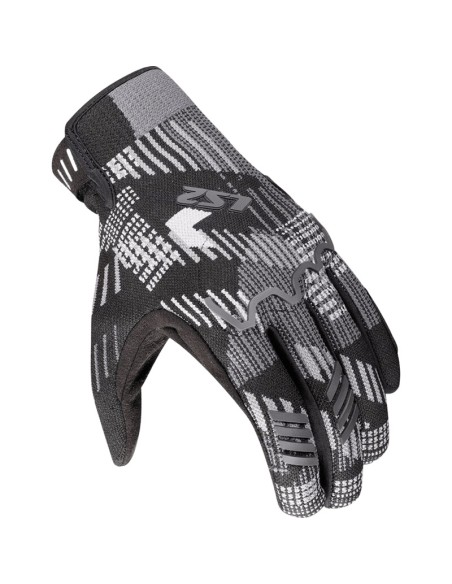 Guantes LS2 Alfa Flyknit | Negro y gris