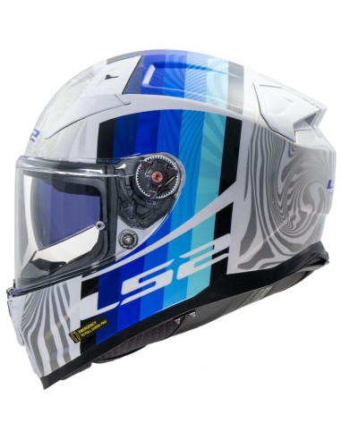 Casco LS2 FF811 Vector II Freedom | Blanco y plata