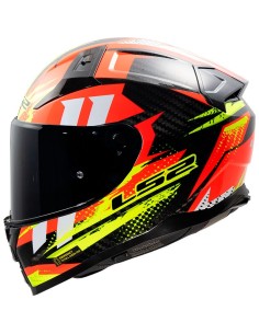 Casco LS2 FF811 Vector II C Tantic | Rojo y amarillo fluor