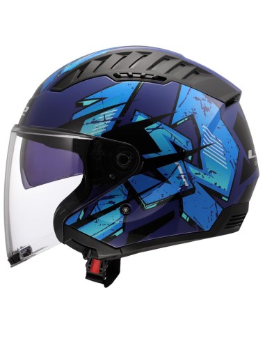 Casco LS2 OF60 Copter II Kanji | Azul