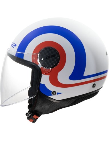 Casco LS2 OF558 Sphere Lux II Urby | Mate-Blanco-azul-rojo