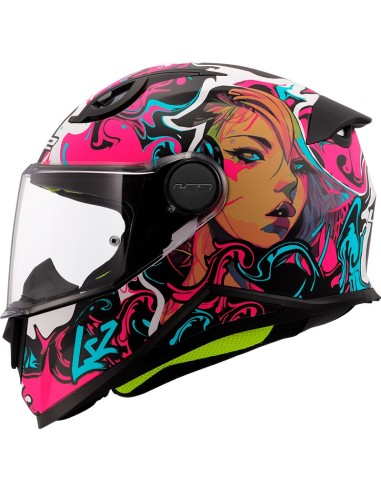 Casco LS2 FF812 Kid Cyberg | Mate-Púrpura y azul