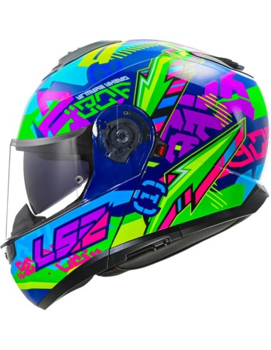 Casco LS2 FF812 Kid Svent | Azul y verde