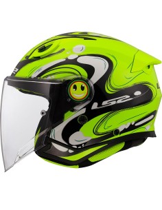 Casco LS2 OF622 Funny II Glup | Amarillo fluor