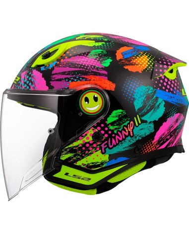 Casco LS2 OF622 Funny II Joy | Negro