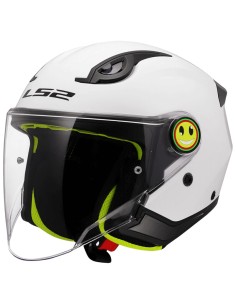 Casco LS2 Of622 engraçado II sólido - Branco
