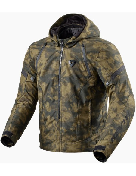 Chaqueta Revit Flare 3 H2O | Camuflaje verde oscuro