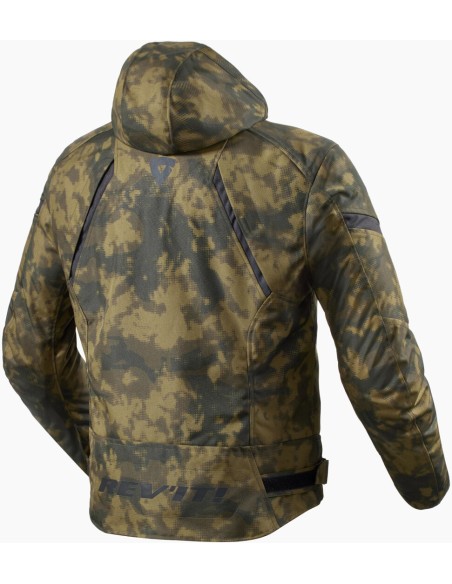 Chaqueta Revit Flare 3 H2O | Camuflaje verde oscuro