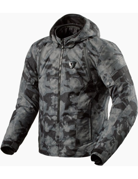 Chaqueta Revit Flare 3 H2O | Camuflaje gris oscuro