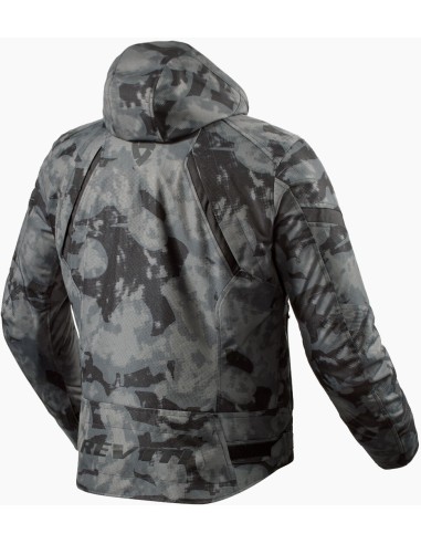 Chaqueta Revit Flare 3 H2O | Camuflaje gris oscuro