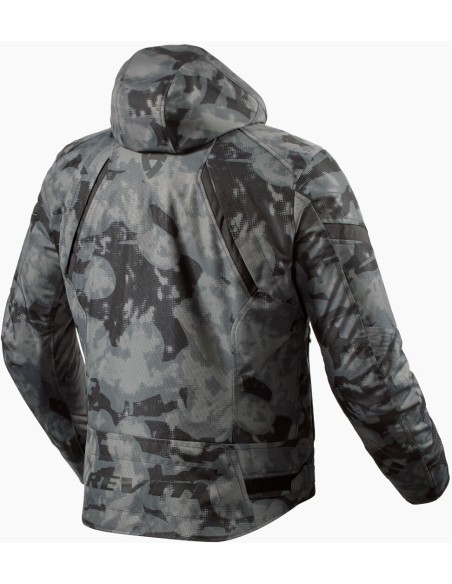 Chaqueta Revit Flare 3 H2O | Camuflaje gris oscuro