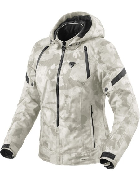 Chaqueta Revit Flare 3 H2O Ladies | Camuflaje gris y blanco