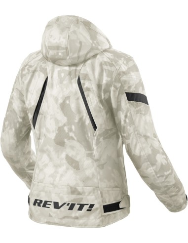 Chaqueta Revit Flare 3 H2O Ladies | Camuflaje gris y blanco