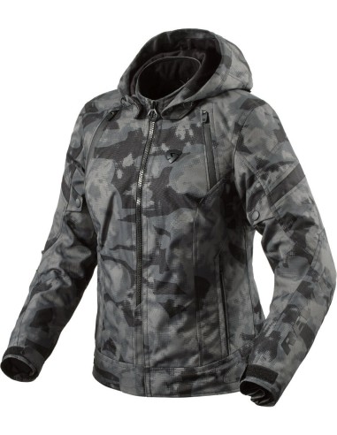 Chaqueta Revit Flare 3 H2O Ladies | Camuflaje gris y blanco