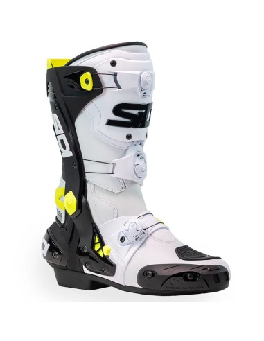 Botas Sidi Rex|Blanco-negro-amarillo
