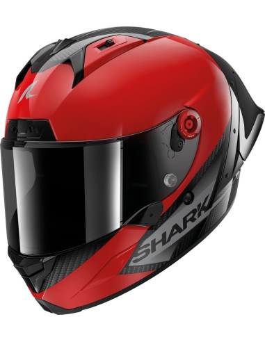 Casco Shark Aeron GP Blank SP | Carbono-azul-antracita