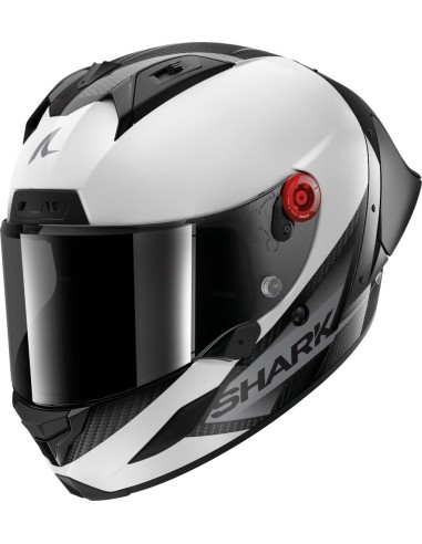 Casco Shark Aeron GP Blank SP | Carbono-azul-antracita