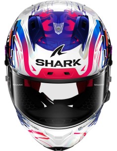 Casco Shark Aeron GP Replica Zarco GP de France | Carbono-violeta-azul 2