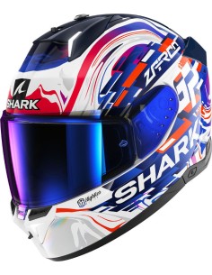 Casco Shark Skwal i3 Replica Zarco GP FCE | Blanco-violeta-azul