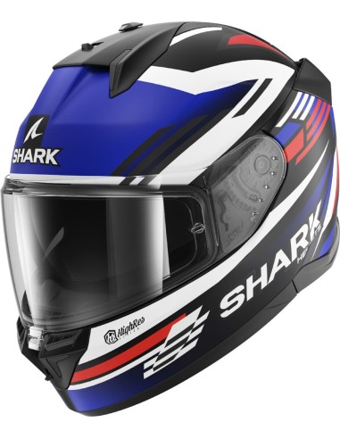 Casco Shark D-Skwal 3 Firstlap Mat | Negro-azul-rojo