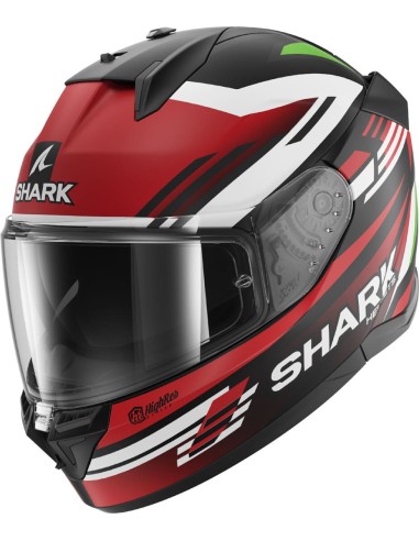 Casco Shark D-Skwal 3 Firstlap Mat | Negro-rojo-verde