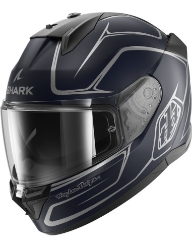 Casco Shark D-Skwal 3 Drone Mat | Azul y plata