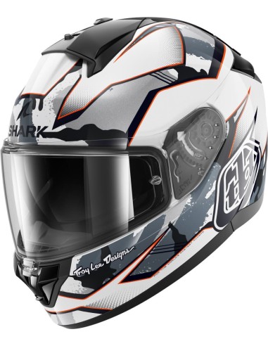 Casco Shark Ridill 2 Matrix Camo | Blanco-plata-rojo