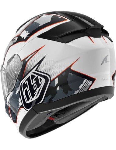 Casco Shark Ridill 2 Matrix Camo | Blanco-plata-rojo