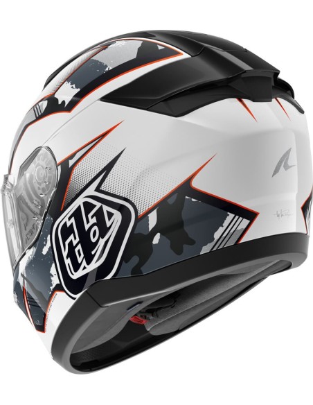 Casco Shark Ridill 2 Matrix Camo | Blanco-plata-rojo