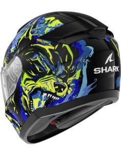Casco Shark Ridill 2 Racing Beast | Negro-azul-verde 2
