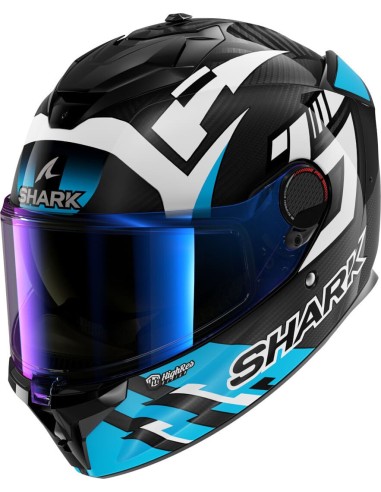 Casco Shark Spartan GT Pro Carbon Zarco Track Racer | Carbono-antracita-cromo