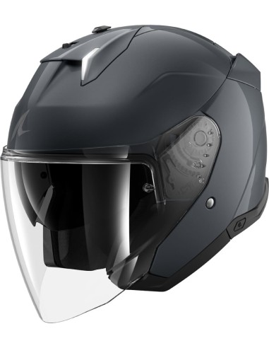 Casco Shark Skwal I3 Jet Blank | Gun metal