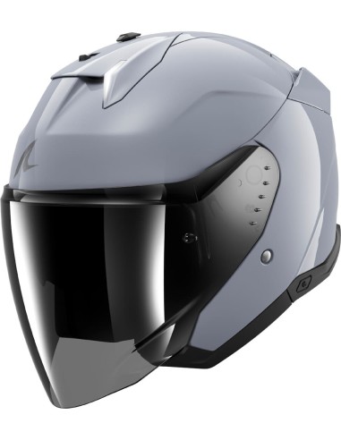 Casco Shark Skwal I3 Jet Dark Shadow | Plata