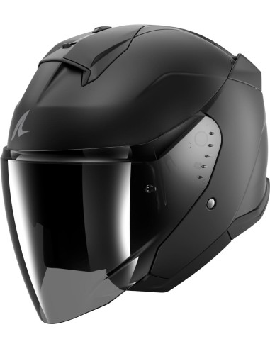 Casco Shark Skwal Jet Dark Shadow Mat | Mate-Negro